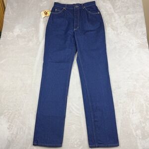 Vintage Lee Riders Jeans Women 14 Long Blue Heavyweight Union Made USA Y2K NWT
